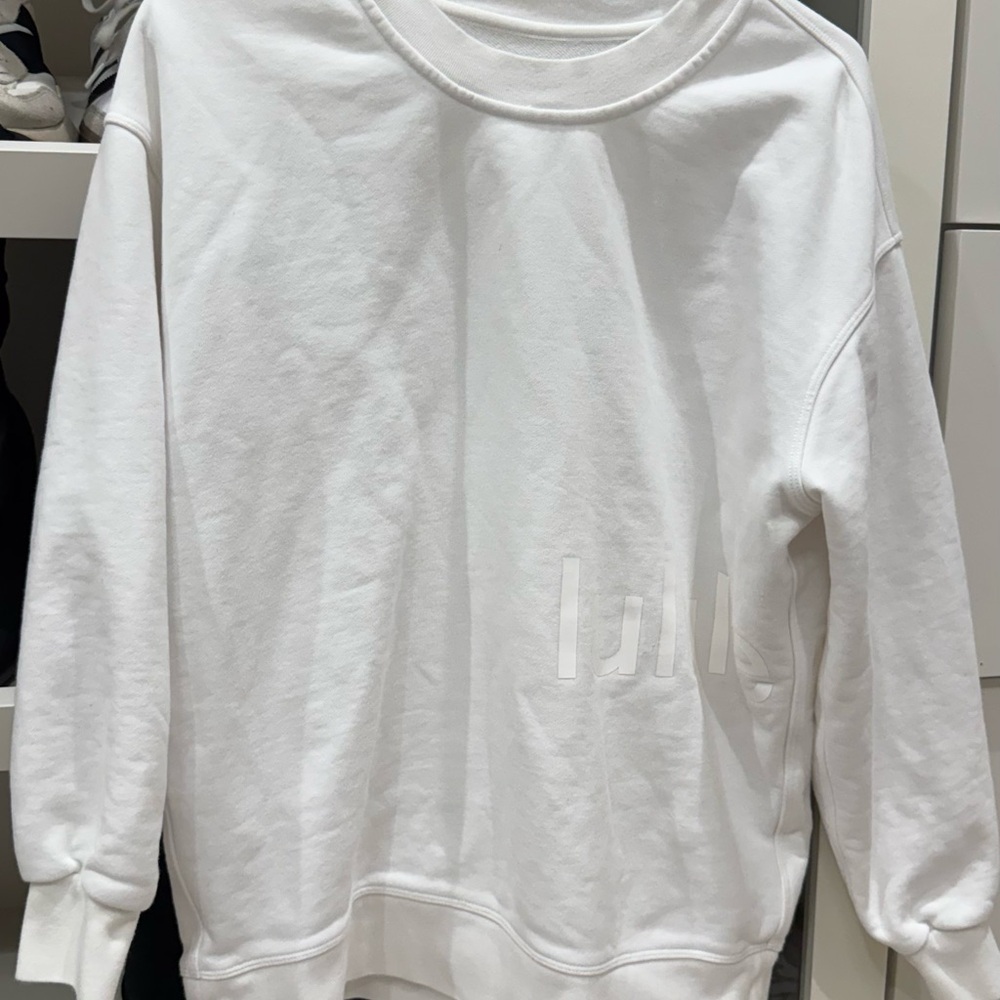 White lululemon Crewneck Sweatshirt